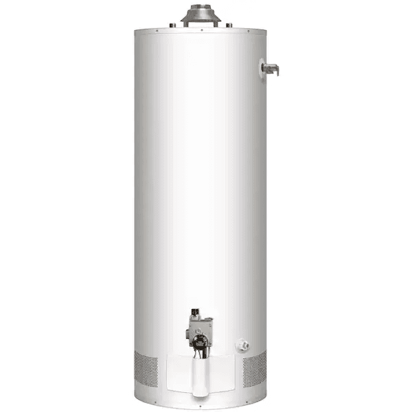 A storage tank water heater